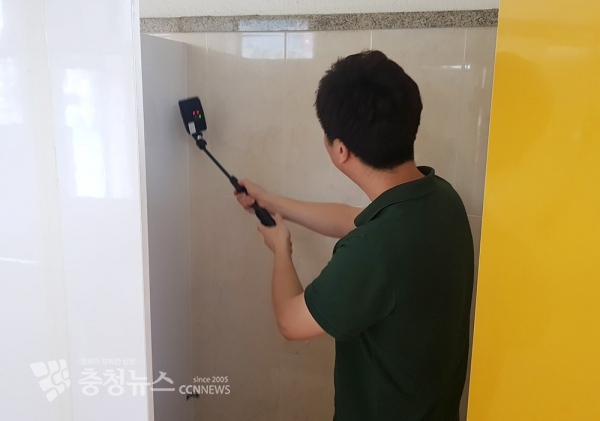 전파탐지기, 렌즈탐지기를 이용한 불법 촬영 카메라 설치 여부 점검 실시