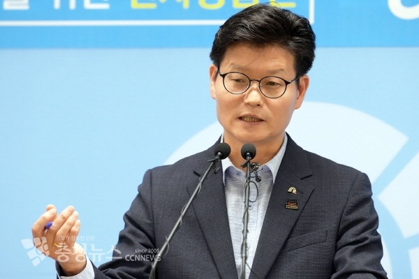 김정섭 공주시장 14일 정례브리핑