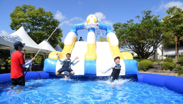 대전 중구 어린이 물놀이장, 내년에 만나요