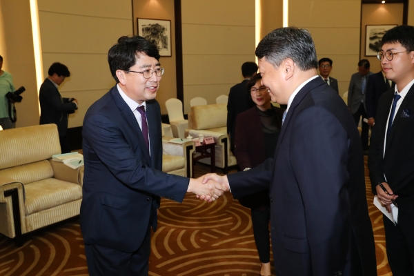 20일 선양에서 열린 충청남도 - 중국 랴오닝성과의 우호교류의 밤 행사