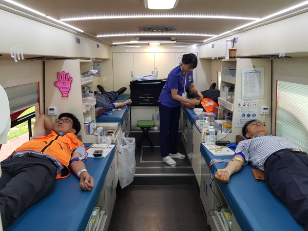지난 19일, 2019년도 상반기 ‘사랑의 헌혈릴레이’ 행사 펼쳐
