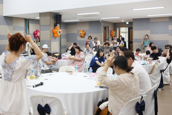 지난 22일 개최된 제12회 건강한 모유수유아 선발대회 모습