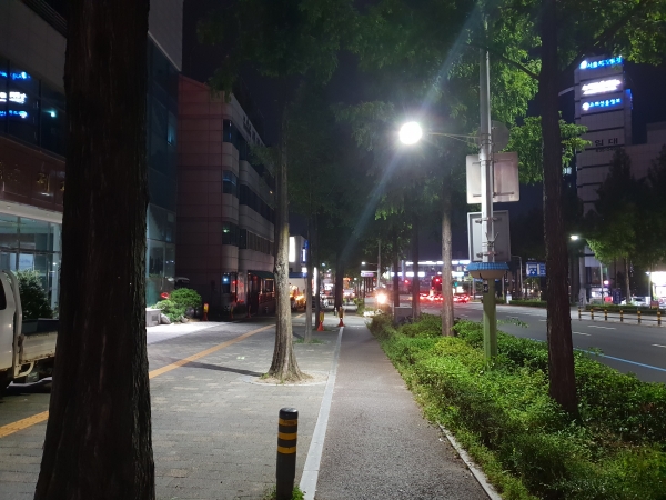 보행등 설치모습