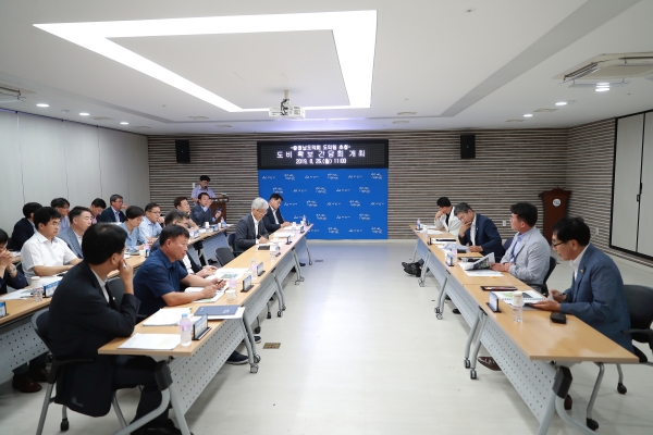 ​2020년 도비확보를 위한 도의원 초청 간담회 장면​