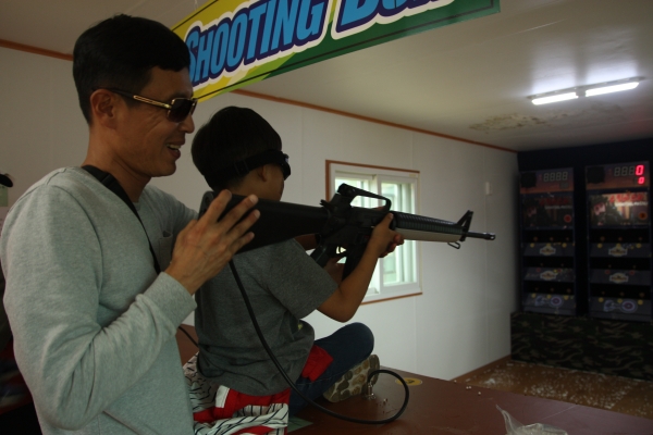 지난해 아빠와 함께하는 1박2일 병영체험