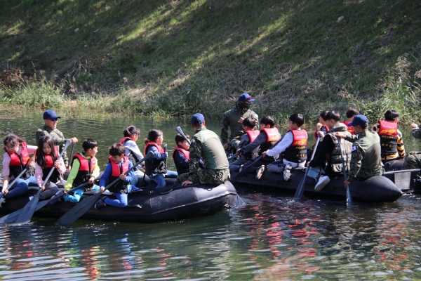 지난해 아빠와 함께하는 1박2일 병영체험
