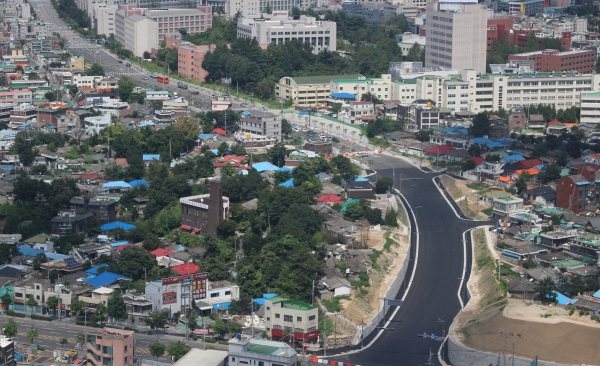 동부선 연결도로 2구간 개통식