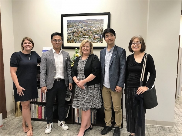 미국 이스턴미시간대학교(EMU)와 연령통합대학 운영을 위한 실무대표단 회의