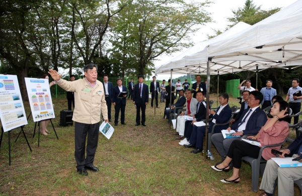 충남교직원 휴양시설 건립을 위한 현장방문