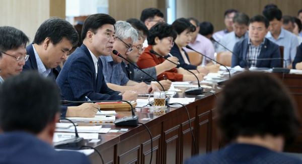 9월 확대간부회의 및 일자리매니저 보고회 개최 모습