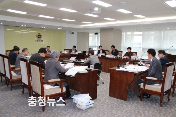 충남도의회 농업경제환경위원회 자료사진