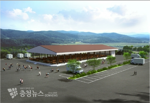 공주 한우경매시장 신축 조감도