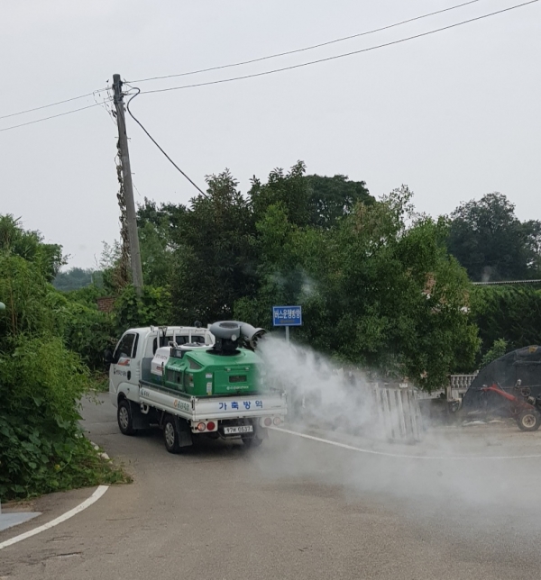 돼지농장 일제 청소 및 소독_공동방제단