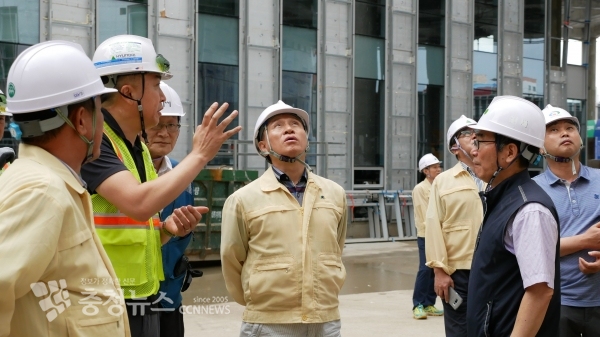 동남구청사 복합개발사업 공사현장 점검