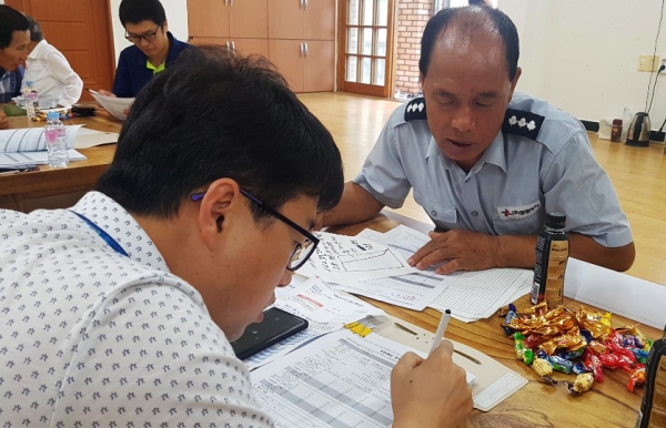 ‘태풍 피해 접수 이동민원실’ 모습.