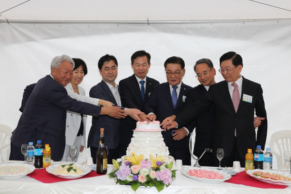 지난 2018계룡군문화축제 공동 개막식