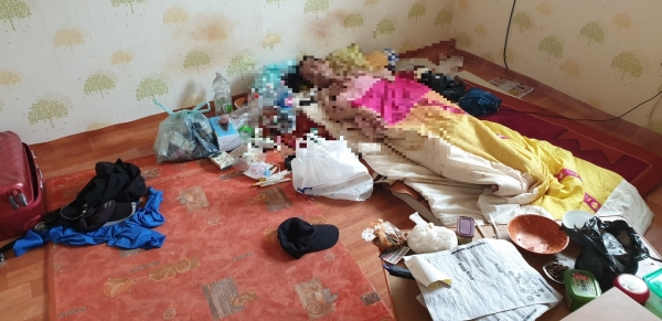 가정방문 당시 이씨의 모습