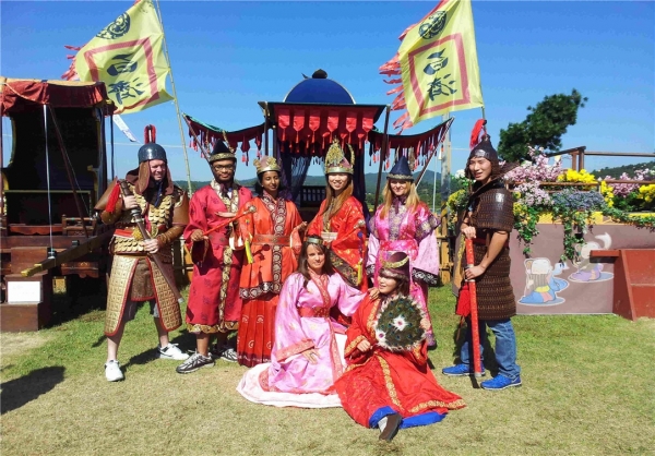 지난해 백제문화제 체험 행사 장면