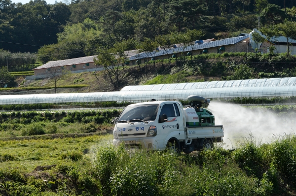 아프리카돼지열병 발생차단 _집중소독