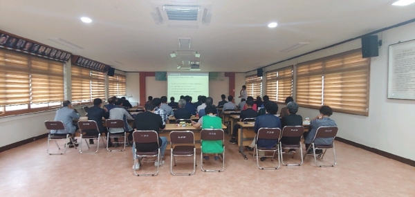 예산군, 삽교읍 농촌중심지활성화사업 공모준비 주민설명회 개최 모습