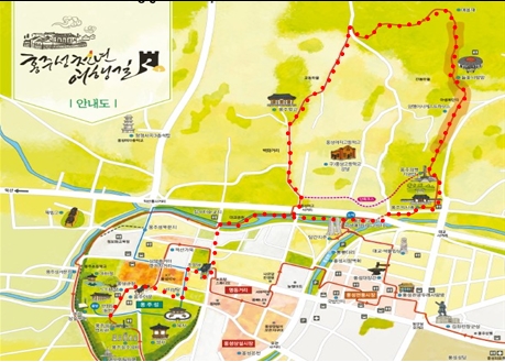 홍주성 천년여행길 코스