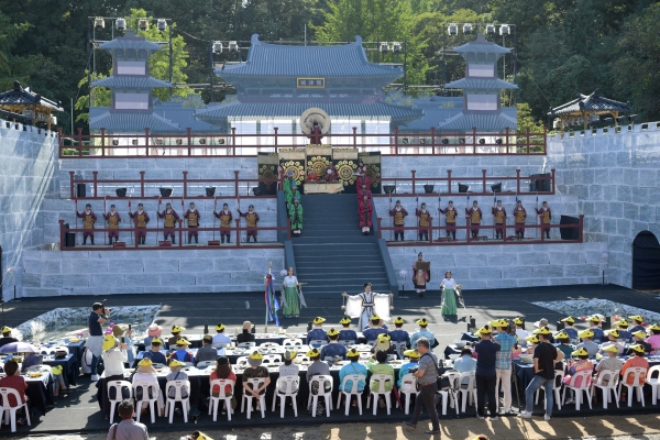 백제문화제 왕실연회 (성안마을).