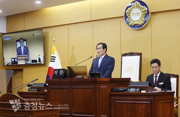 임재관 서산시의회 의장 / 충청뉴스 최형순 기자