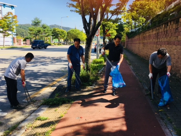 2018년 국토대청결 활동 사진