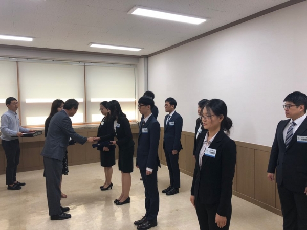 신규 임용 지방공무원 반부패 청렴실천 결의 실시