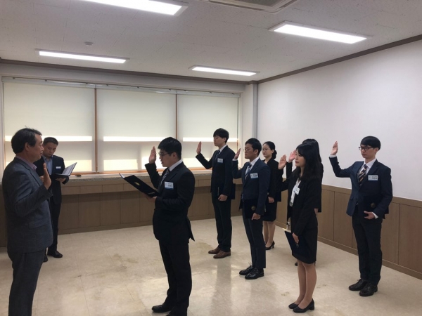 신규 임용 지방공무원 반부패 청렴실천 결의 실시