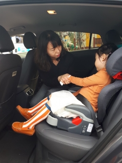 차량용 유아보호 장구 지원