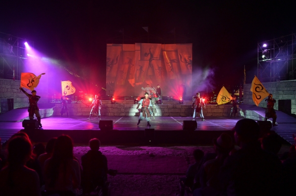 백제문화제 뮤지컬 웅진판타지아 공연 모습