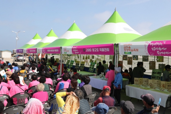 섬마을 평생학습축제 개최 모습