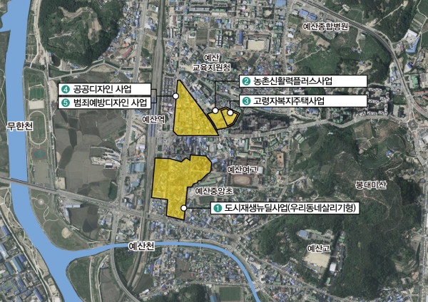 주교리 일원에서 추진되는 공모사업