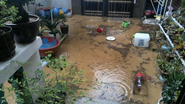 집중호우 시 피해사진-일봉·중앙지구