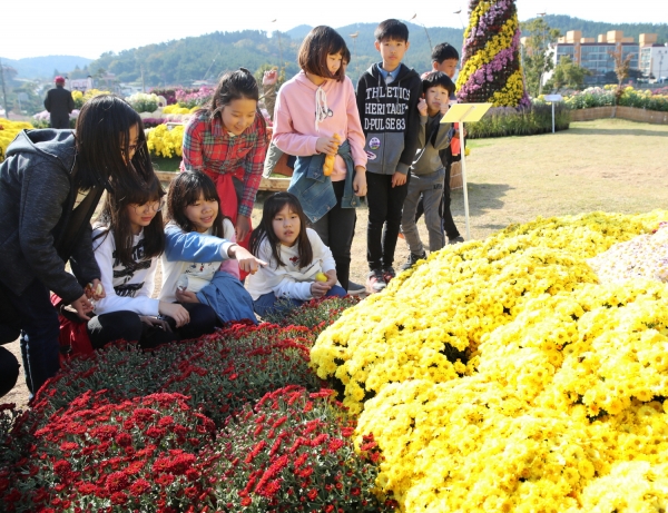 지난해 국화향기 나눔전 모습.