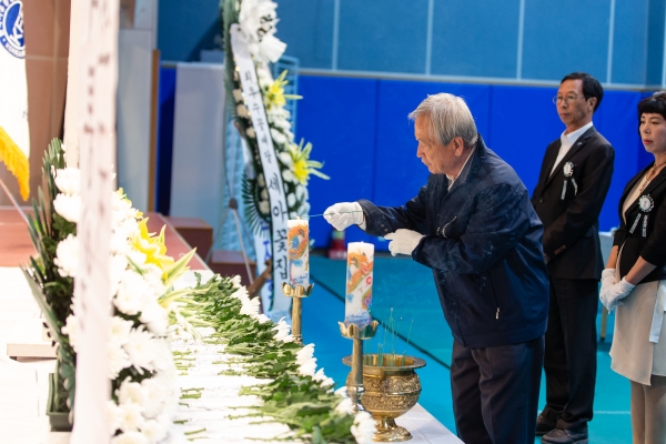 청양군 자유민주수호 합동위령제 거행