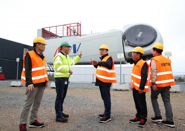 가세로 군수 덴마크 베스타스 풍력발전기 공장 방문