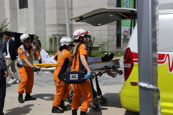 지난해 재난안전한국 훈련 모습
