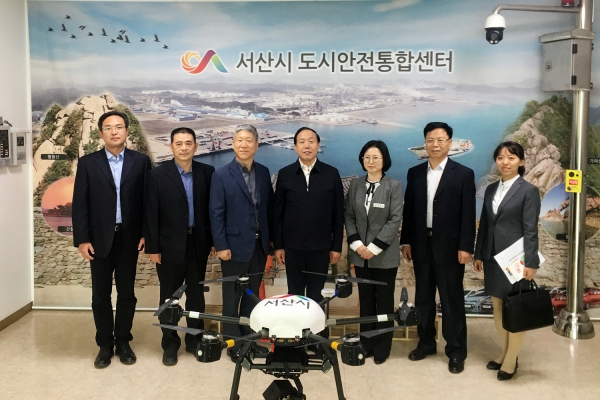 중국 허베이성, 서산시 도시안전통합센터 벤치마킹