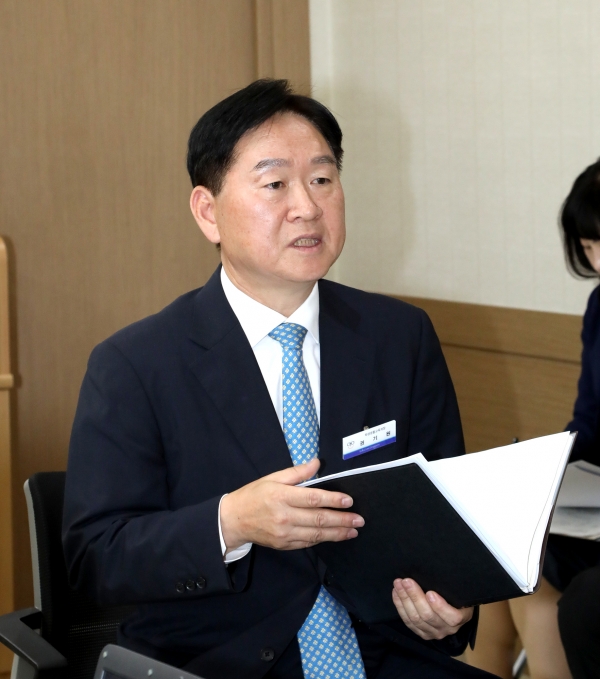 권기원 학생생활교육과장 기자 브리핑모습