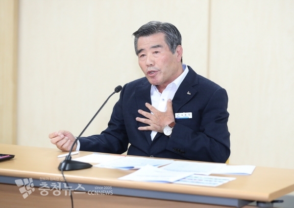 김동일 보령시장 29일 기자회견