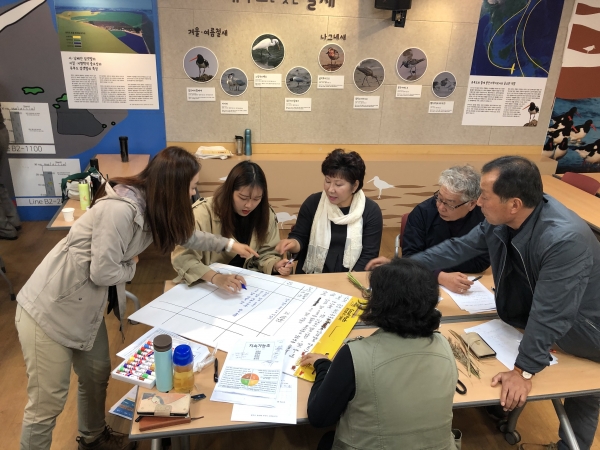 4주간의 자연환경해설사 역량강화교육 실시 모습