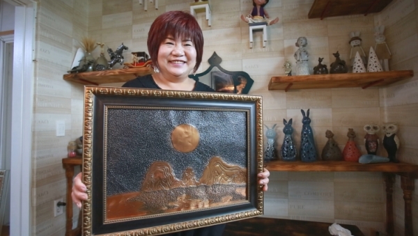 동판부조작가 이미선 씨