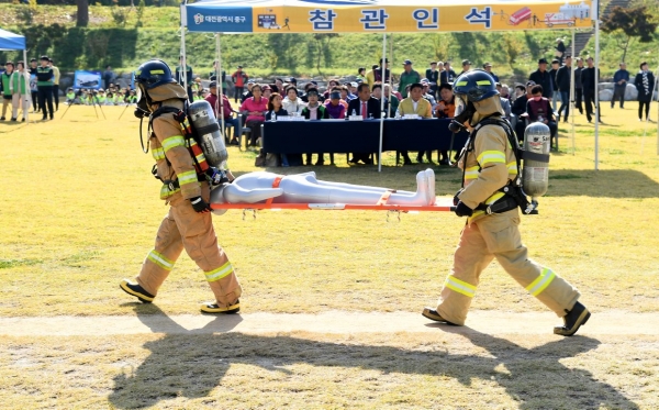 ​재난대응안전한국훈련 현장종합훈련 진행 모습​