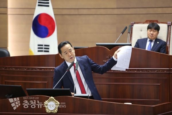 이준용 천안시의원,  제226회 임시회 시정질문