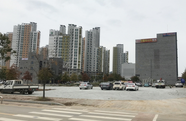 임시공영주차장 4개소 조성 완료(대산도시개발지구)