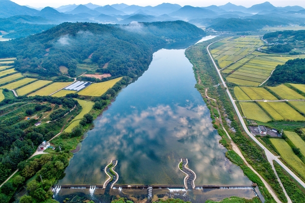 어도사진 공모전에서는 전북 순창군 섬진강 무수보를 찍은 권리환씨의 자연과 하나된 어도가 최우수상을 수상했다