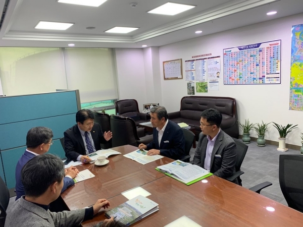 정부예산안 증액 반영 건의(정용기 국회의원).