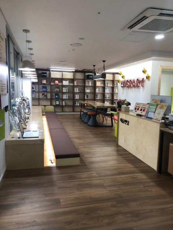 작은도서관 내부 사진